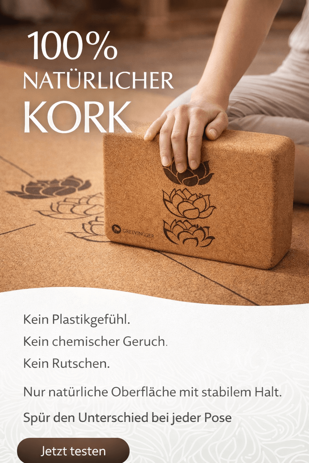 Yogablock Kork 2er Set - Sports-Hero