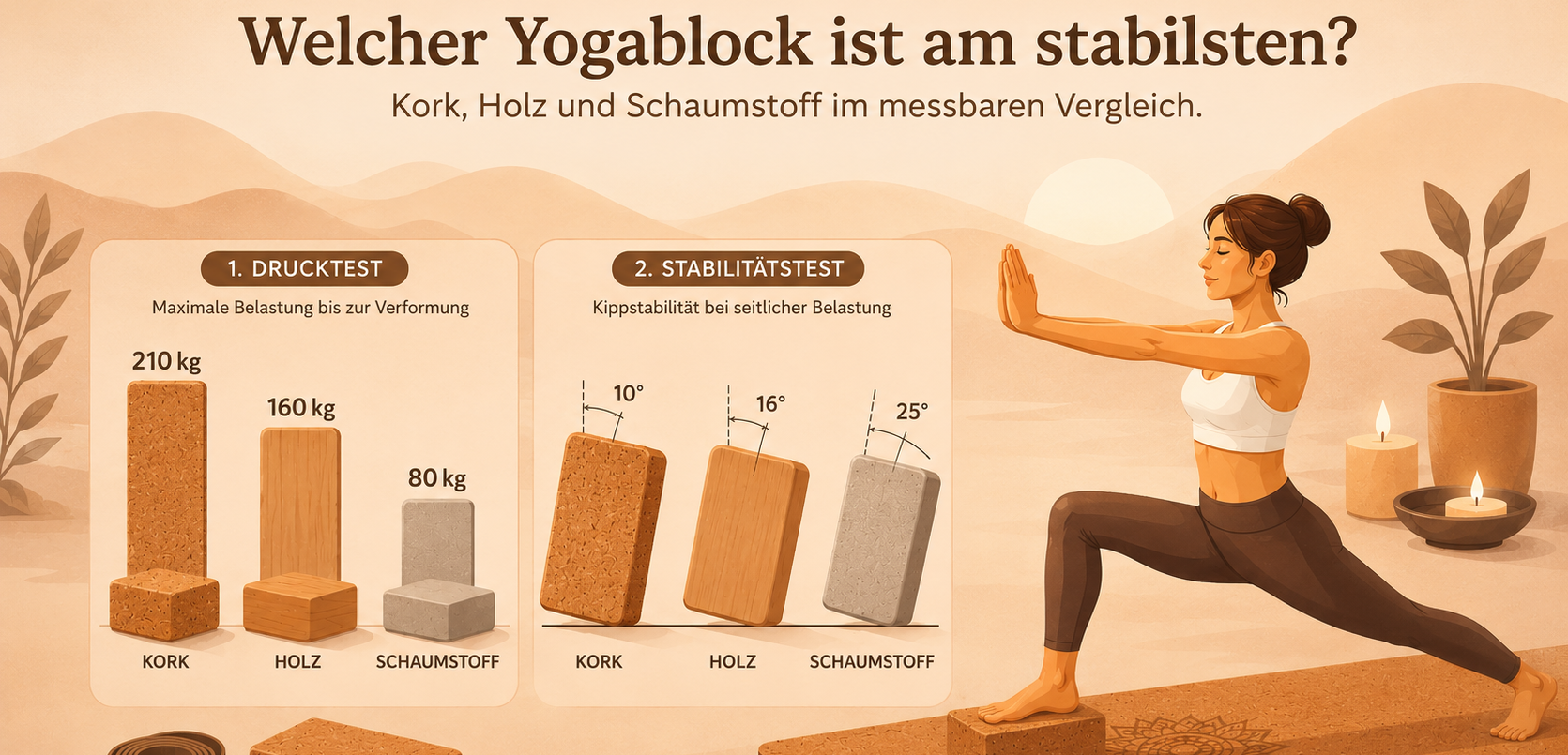 Welcher Yogablock ist stabiler?
