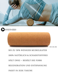 Massage Roller Fascienroller aus Kork