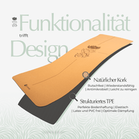 Yogamatte Kork Pure Balance (12 Stk.) 10 + 2 GRATIS - Deine Wunschgravur