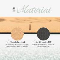 Yogamatte Kork personalisieren - Pure Balance - Deine Wunschgravur