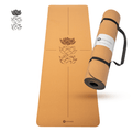 yogamatte aus kork mit sports-hero banderolle