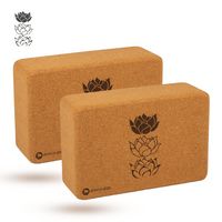Yogablock Kork 2er Set