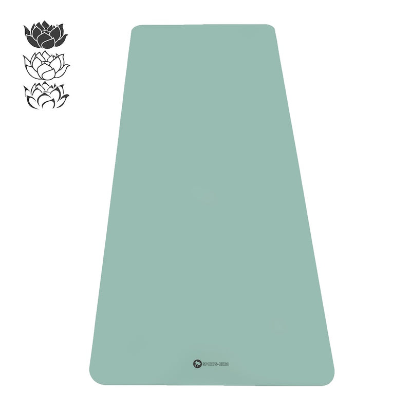 grüne yogamatten eco pu aus gummi mit sports-hero logo