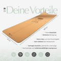 Yogamatte Kork mit Wunschgravur  (12 Stk.) 10 + 2 GRATIS - Sports-Hero