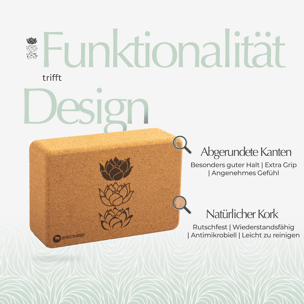 Yogablock Kork Pure Balance