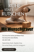 Yogablock Kork Pure Balance - Personalisieren mit deiner Wunschgravur - Sports-Hero