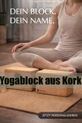 Yogablock Kork Pure Balance - Personalisieren mit deiner Wunschgravur - Sports-Hero