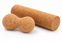 Faszienrolle Set - 1 Massagerolle + 1 Massage-Erdnussball