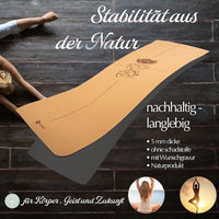 Yogamatte Kork personalisieren - Pure Balance - Deine Wunschgravur
