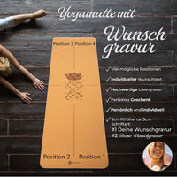 Yogamatte Kork personalisieren - Pure Balance - Deine Wunschgravur
