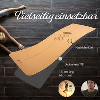 Yogamatte Kork personalisieren - Pure Balance - Deine Wunschgravur