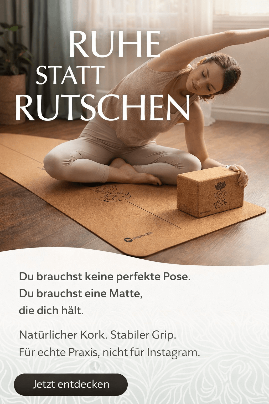 Yogablock Kork 2er Set - Sports-Hero