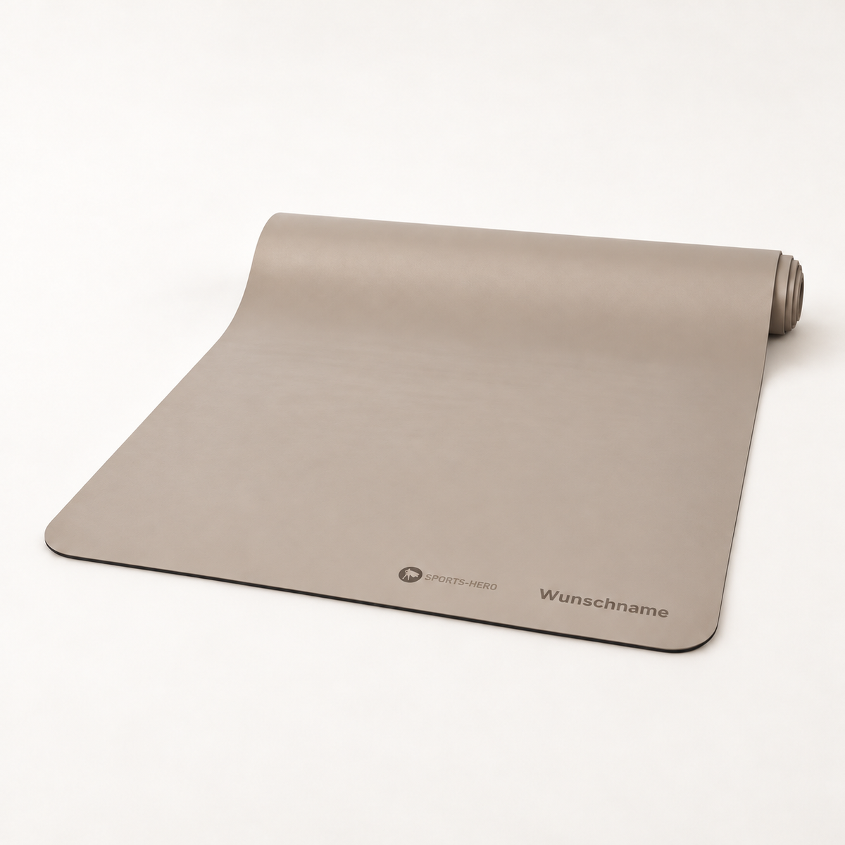 Yoga / Pilatesmatte personalisiert Naturkautschuk 5 mm