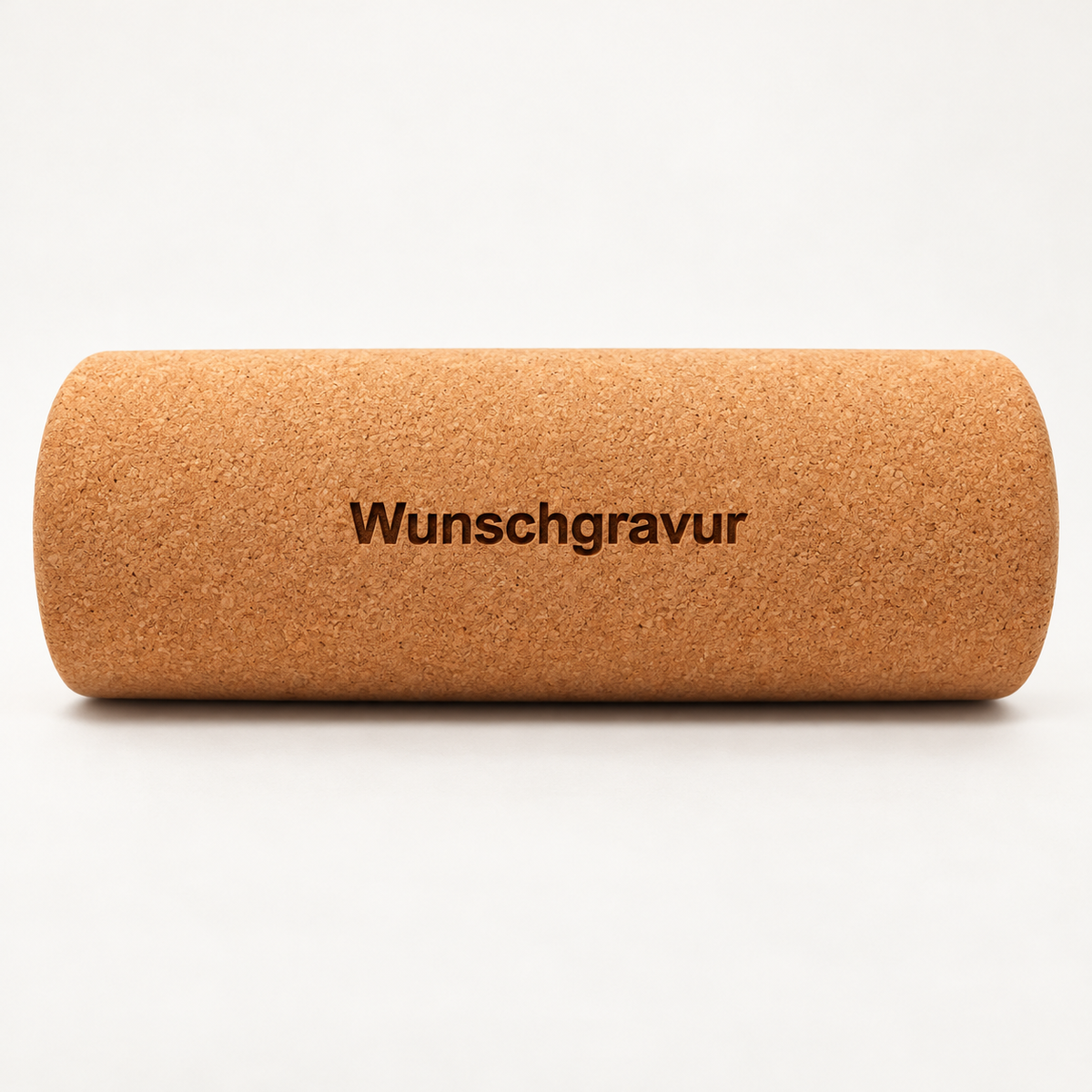 Faszienrolle Massagerolle aus Kork personalisiert mit Wunschgravur