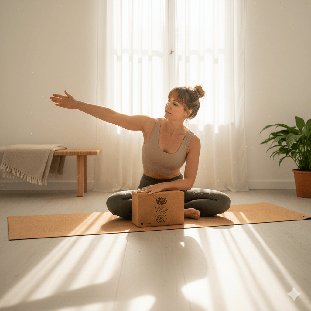 Yogablock Kork Pure Balance - Sports-Hero