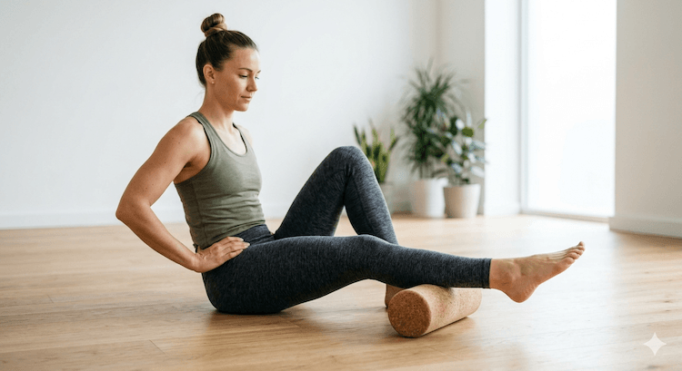 fazienrolle massage frau übung 